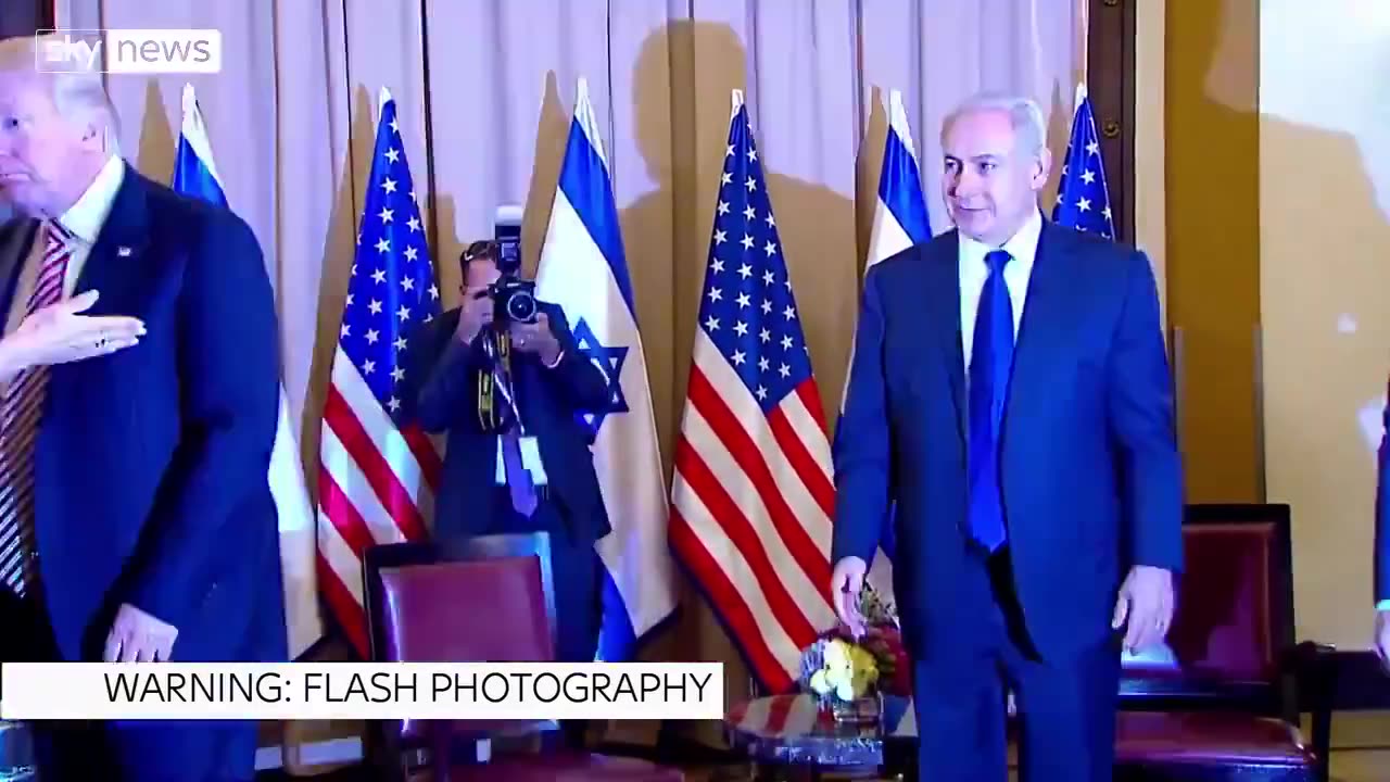 📌❗️🇺🇸🇺🇸🇺🇸🇮🇱🇮🇱🇮🇱 Trump did not shake his hand during a meeting with Netanyahu