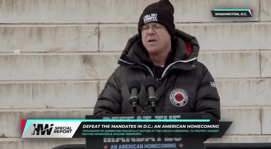 Man Breaks Down the Truth About Covid & the Vax in Washington D.C.
