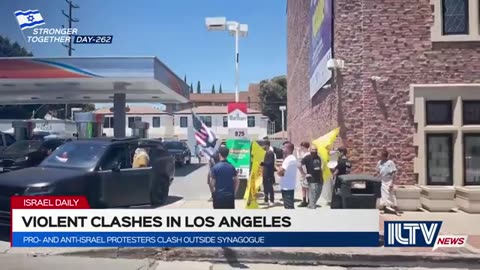 Pro-Palestinian Protestors Attack Jews in LA