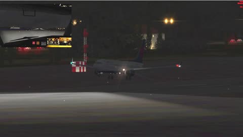 Watch This B737 Navigate a Challenging Night Landing in Cancun! (FSX) - The Delta Virtual #aviation