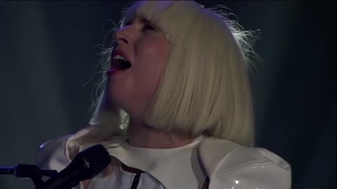 Lady Gaga singing while toad screams in backgrund