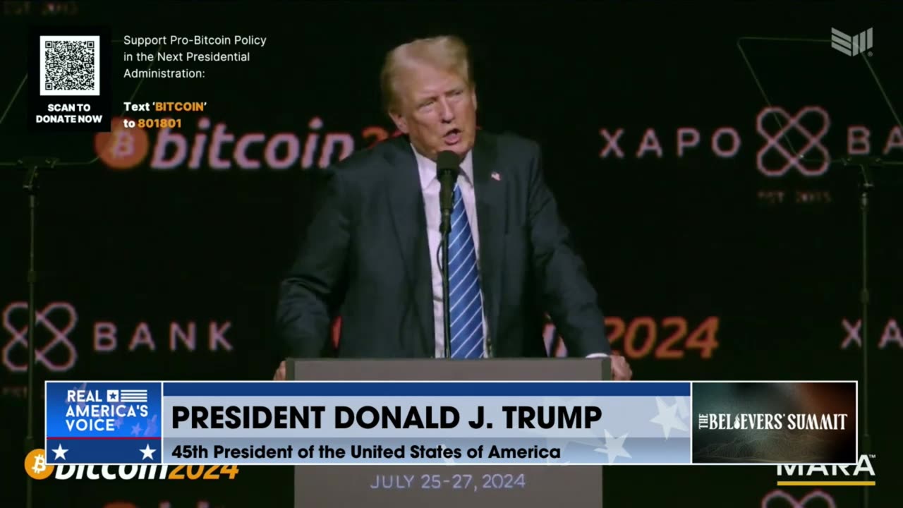 PRESIDENT TRUMP'S FULL SPEECH AT BITCOIN 2024 CONVENTION