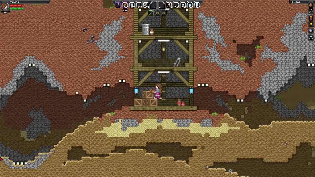 Playing Late Night Starbound