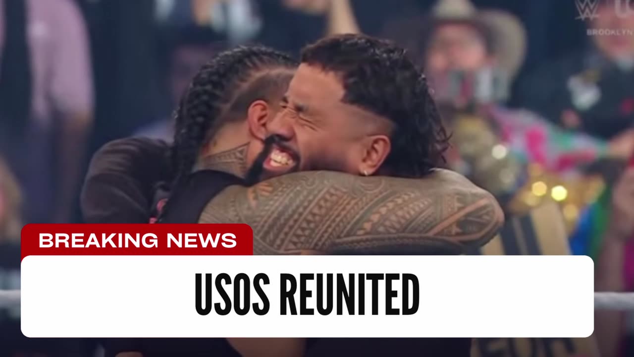 THE USOS ARE REUNITED