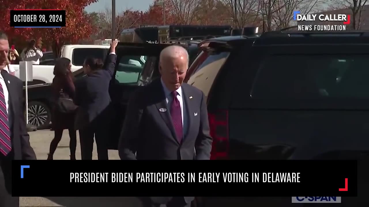 President Biden Participates in Early Voting in Delaware