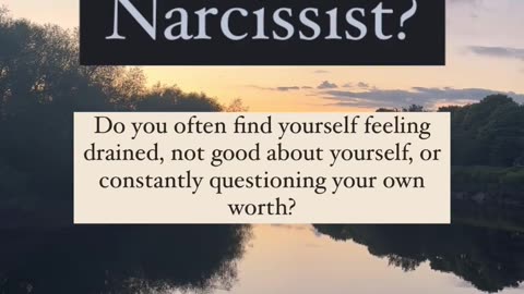 Are you living with a Narcissist ??