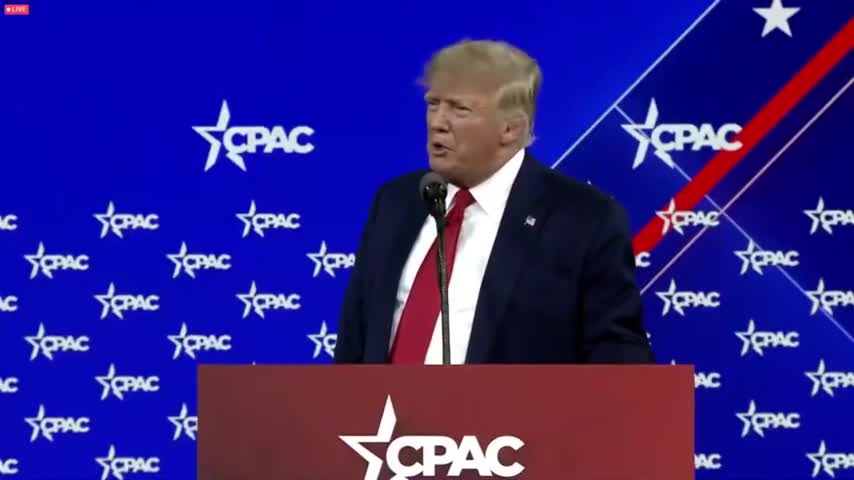 Trump Gives Scorching Assessment of Biden Presidency in Fiery CPAC Speech