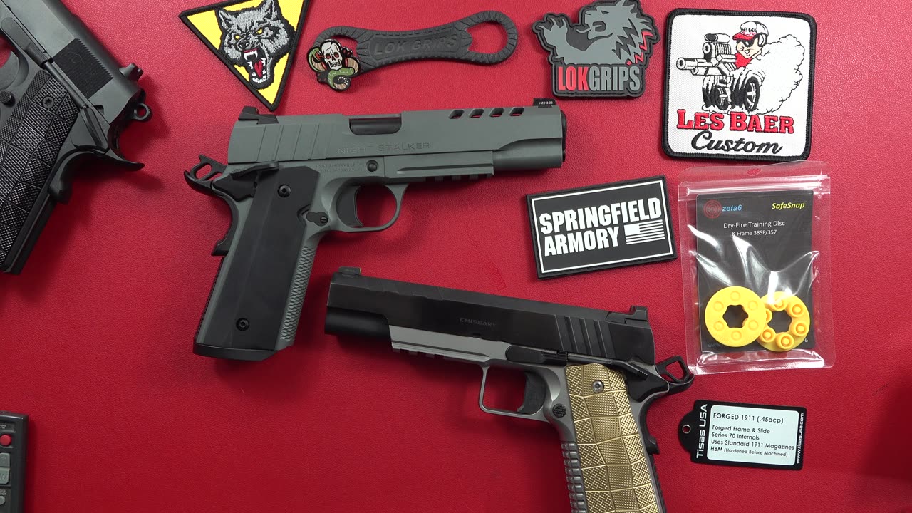 Tisas Nightstalker 1911 vs. Springfield Armory Emissary 1911