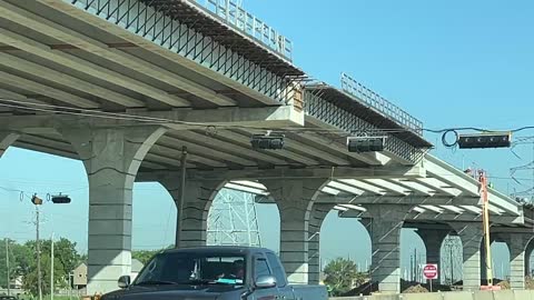 CONSTRUCTION DESTRUCTION AT HWY 146 Kema Texas USA