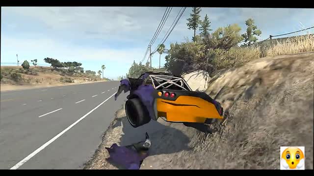 BeamNG online racing game crash test № 5