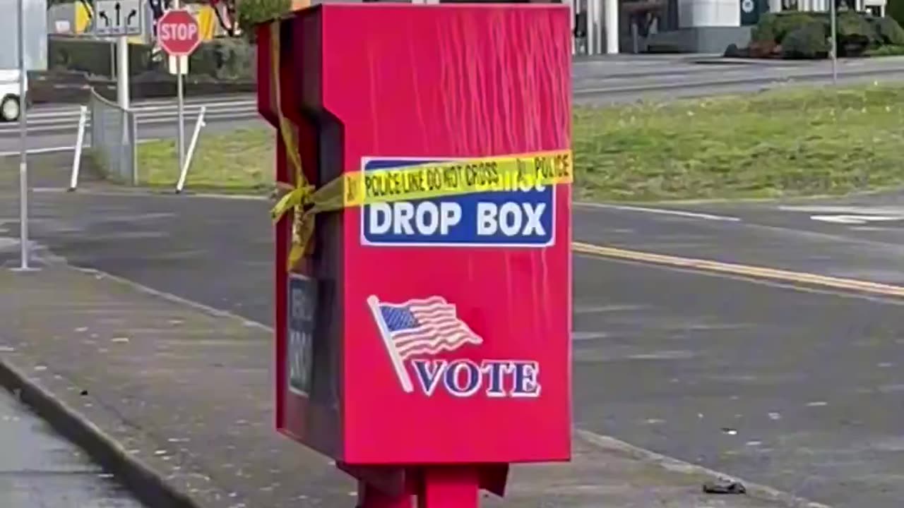 Vancouver, Washington resident goes to the scene of the burn ballot box