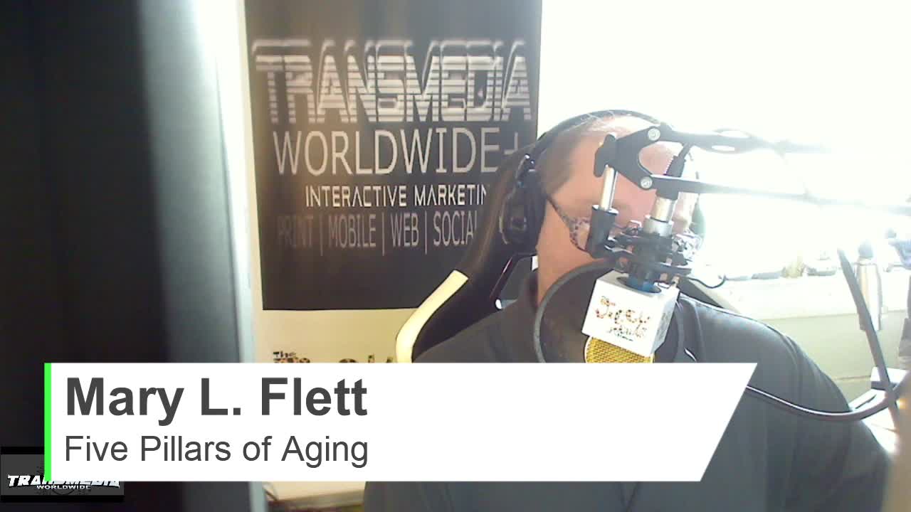 Mary Flett with Jiggy Jaguar Talking Aging