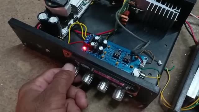 Amplifier board making and testing