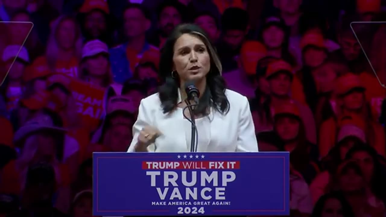 Tulsi Gabbard's Speech at Donald Trump's MSG Rally