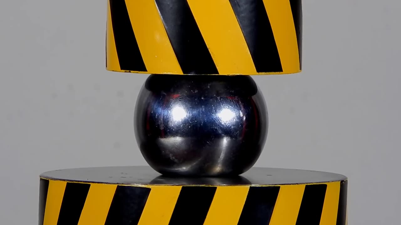 HYDRAULIC PRESS VS IRON BALL