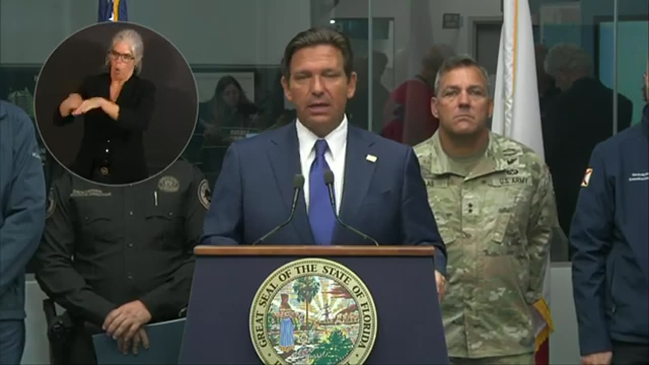 Gov. DeSantis news conference ahead of Hurricane Milton