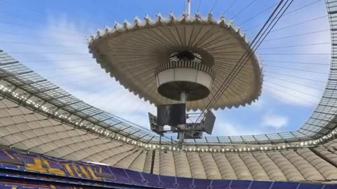The expected shape of the new Camp Nou stadium in 2024