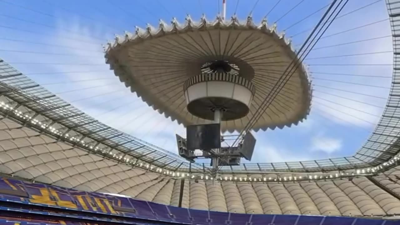 The expected shape of the new Camp Nou stadium in 2024