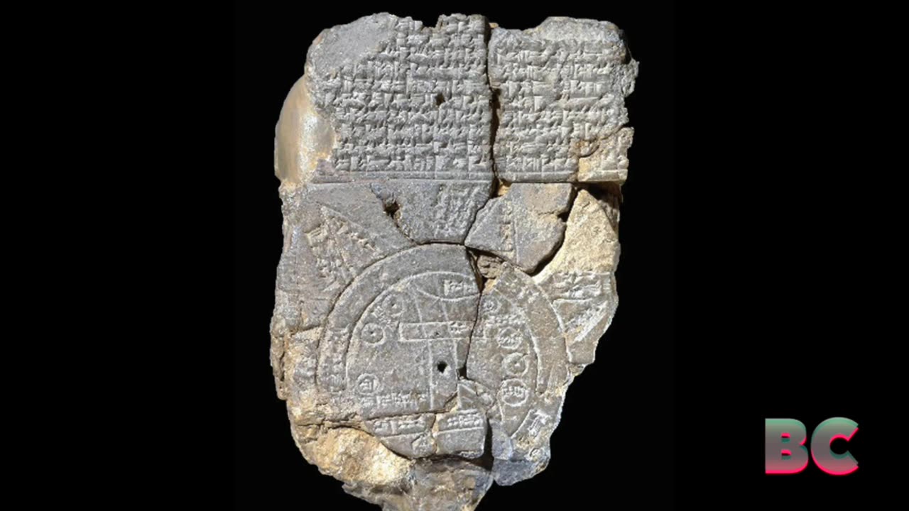 Babylonian Map of the World: The oldest known map of the ancient world