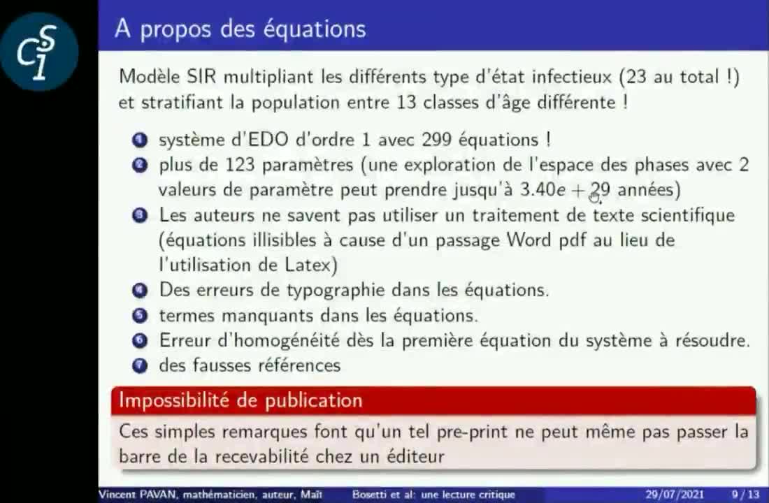 Vincent Pavan, Docteur en Mathématique et enseignant chercheur