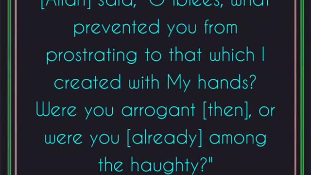 Lessons from the Holy Quran