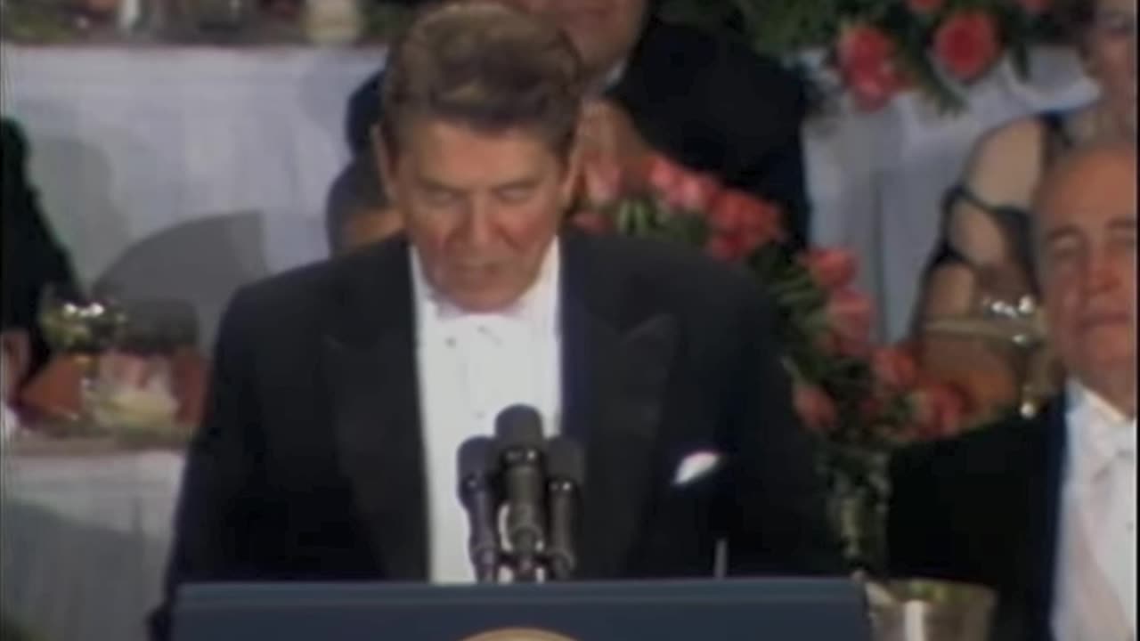 President Reagan Al Smith Dinner October 18 1984