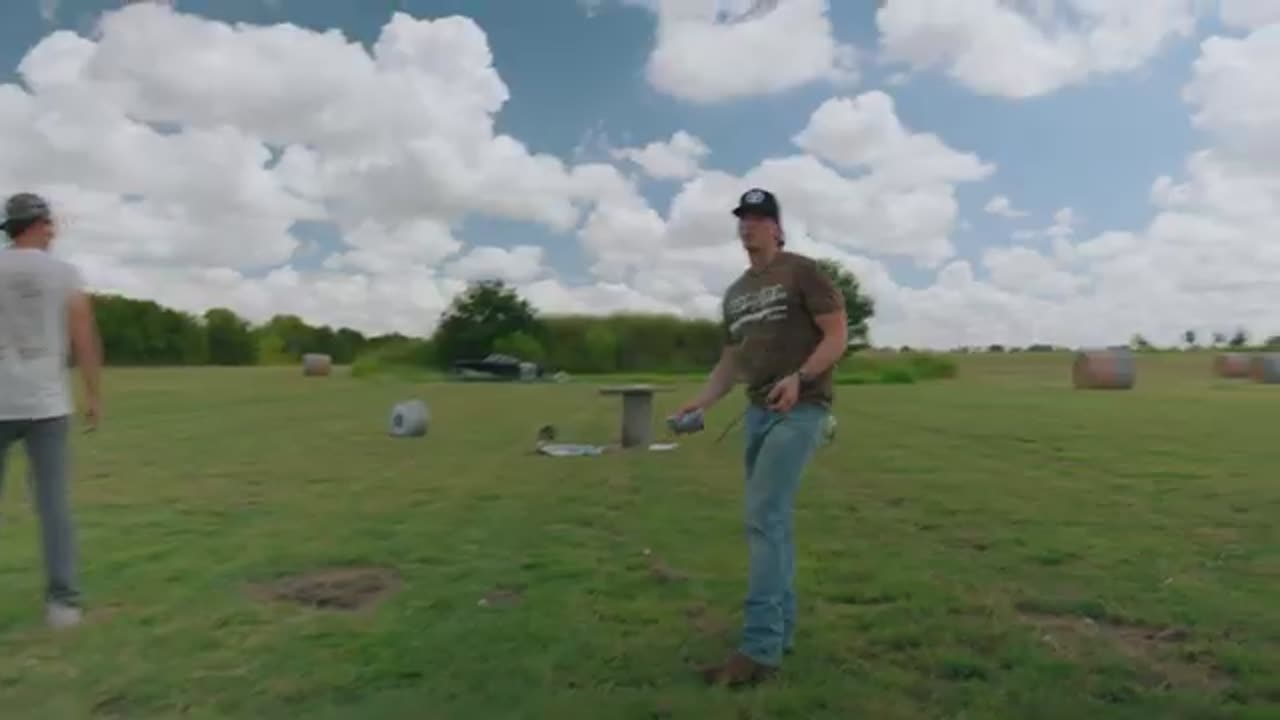 Launching a WWII Helmet With Increasing Amounts of Tannerite