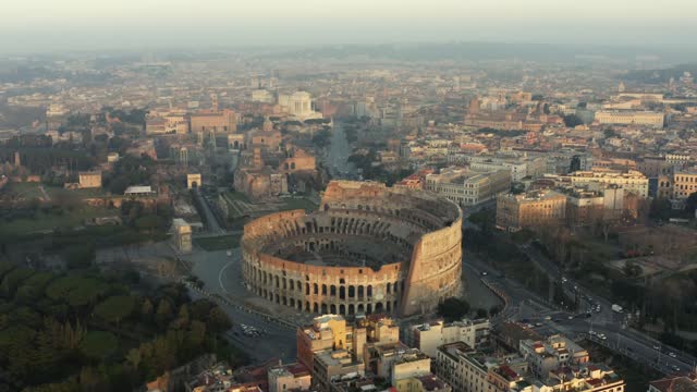 The beautiful scenery of ancient Rome