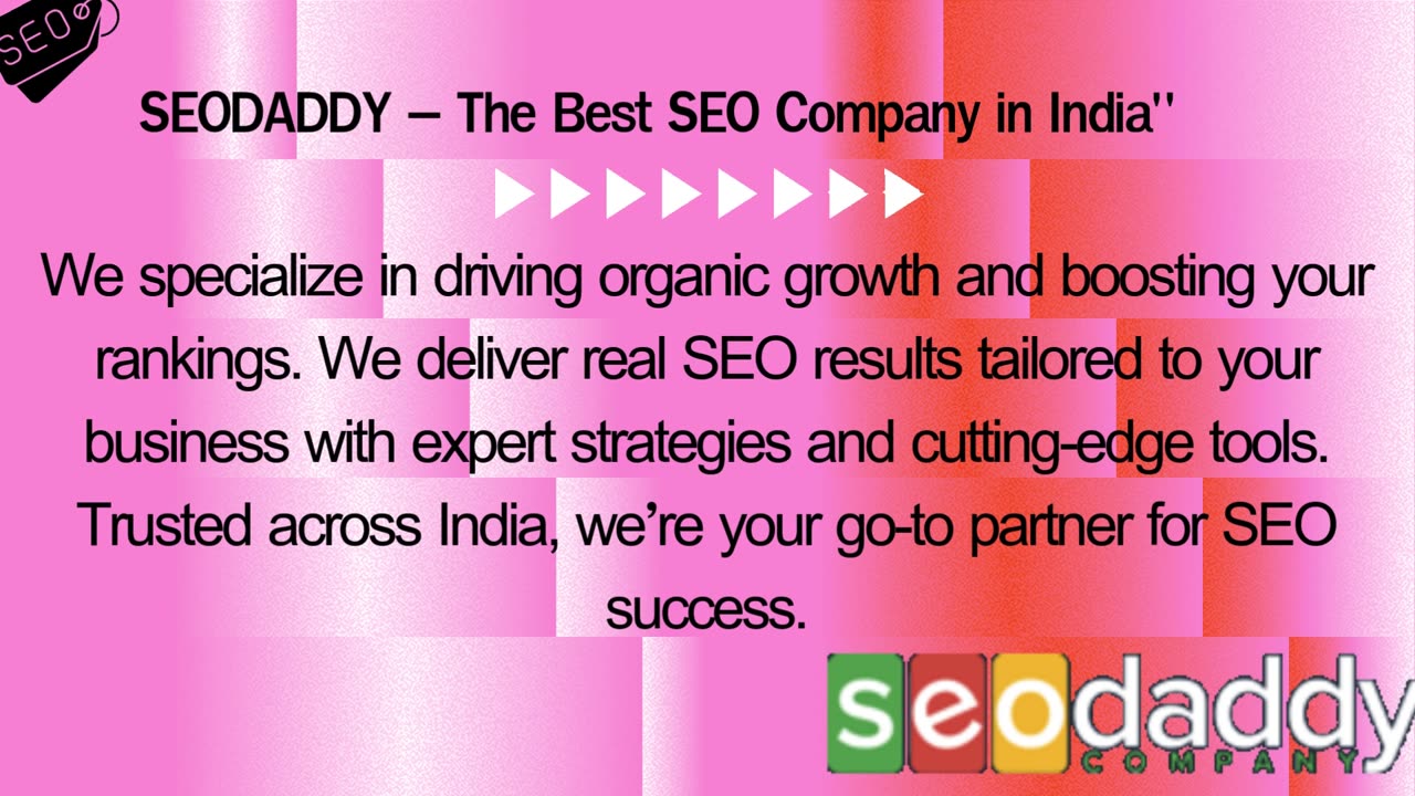 SeoDaddy-Best Seo Company in India