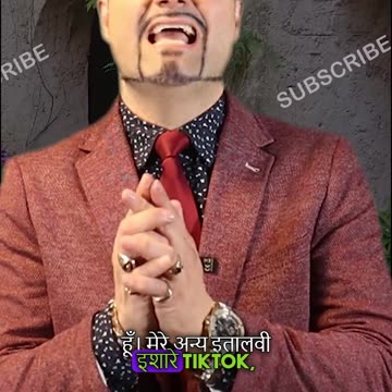 Italian hand gestures! Is wale ka matlab hai "Mujhe choro mat mai tumse pyaar karta hun!"