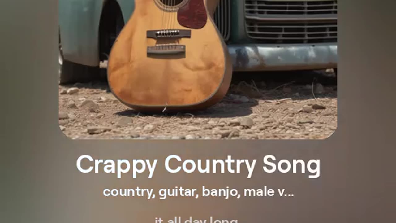 Crappy Country Song