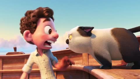 “Luca vs Cat” Boat Scene - Luca (2021) Clip | Disney Pixar’s LUCA Movie Clip - Animation (HD)