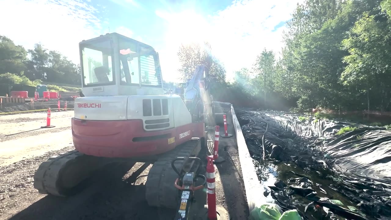 Takeuchi TB28FR resting before the days work begins