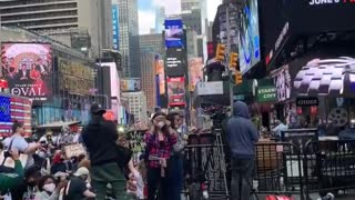 Black Lives Matter protest in Times Square NYC