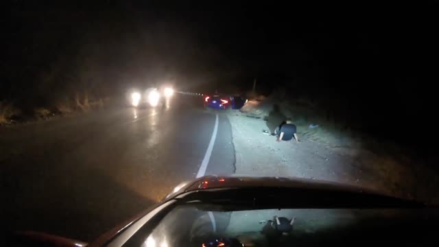 Driver Does a Dangerous Barrel Roll in Civic