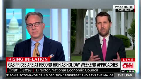 Jake Tapper Cuts off White House Adviser Trying to Divert Blame for High Gas