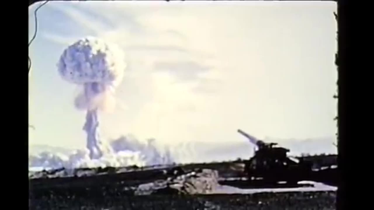 280mm Atomic Cannon - Nuclear Artillery Test - 1953