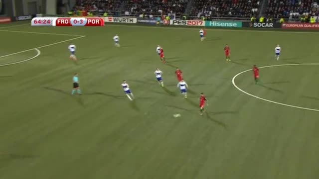 Cristiano Ronaldo Scoring With His Left Foot From Outside the Box