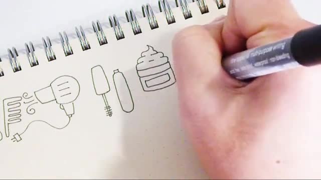 Draw A Face Cream With A Pen