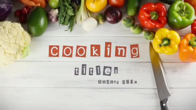 Top 5 intro templates for YouTube cooking channel | Free download without text