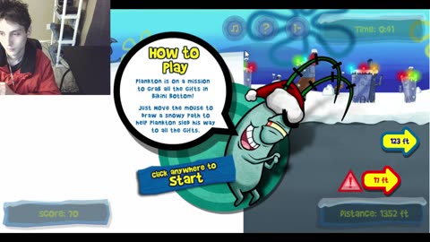 SpongeBob SquarePants Gift Life Level 1 Walkthrough Gameplay With Live Commentary