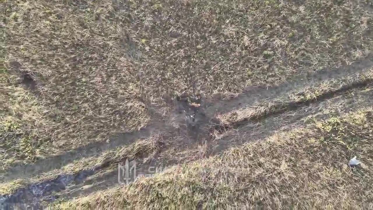 Incredible Video of a Ukrainian Counter-Attack on Russian Assault Group