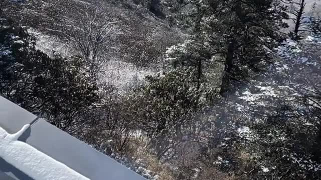 I felt exhilarated after a morning of skiing.