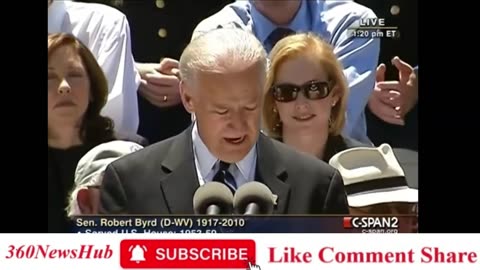 Biden and Hillary Give Eulogy for Their Mentor Robert Byrd KKK _Exalted Cyclops_!