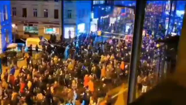 Netherlands - protest last night over mandates against tyranny