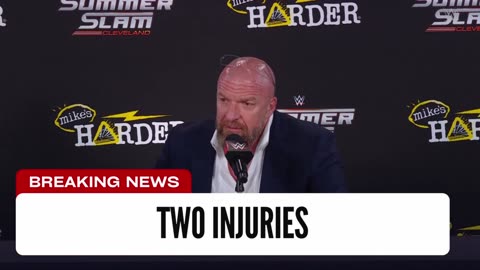 Triple H Revealed Two Injuries From SummerSlam