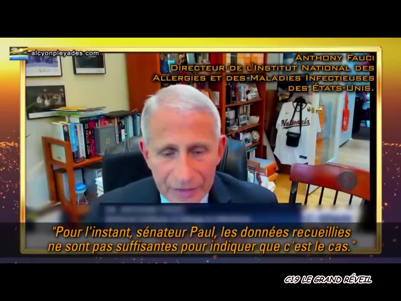 FAUCI EN MODE PIROUETTES POUR NOYER LE POI"S"SON FACE AUX QUESTIONS DU SÉNATEUR RAND PAUL !!!