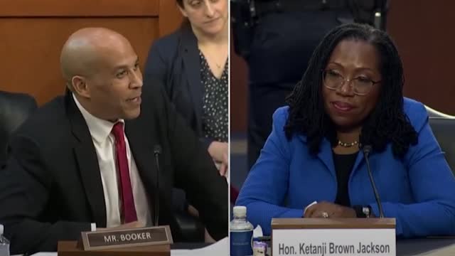 Cory Booker Moves Ketanji Brown Jackson to Tears at SCOTUS Hearing