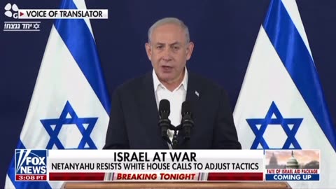 Netanyahu is not taking advice from Joe Biden