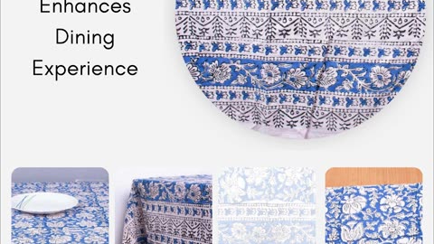 Elegant Block Print Table Covers - Handcrafted Designs for Stylish Dining